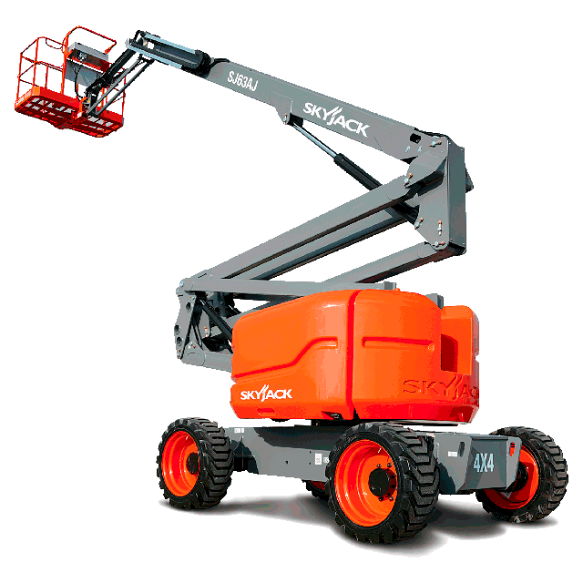 Articulating boom lift 60ft 4WD diesel